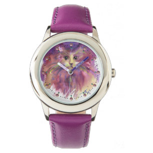 MONTRE CUISINE PURPLE, CUTE CUTE CUTE CAT PORTRAIT