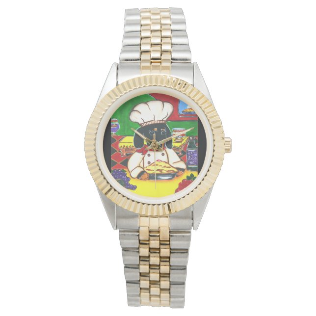 MONTRE CUISINIER ITALIEN DACHSHUND (devant)