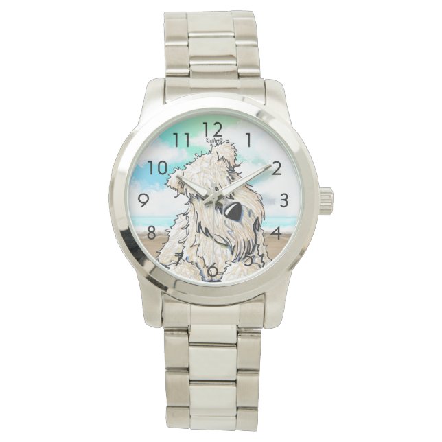 Montre Curieux Terrier Wheaten (devant)