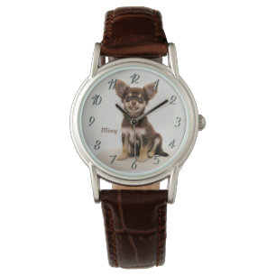 Montre Custom Chihuahua Watch (ajouter un nom) 326 By Zaz