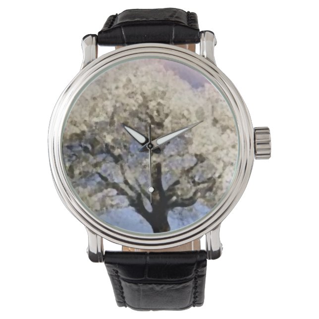 Montre Custom horloge flower (devant)