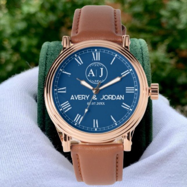 Montre Custom lover name initial monogram Personalized  (Créateur téléchargé)