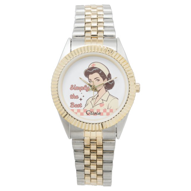Montre Custom Nurse Simply the Best (devant)