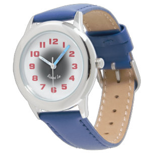 Montre Customisez ce rouge du jeune fait face