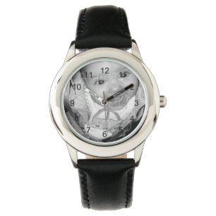 Montre Customisez votre photo noir blanc