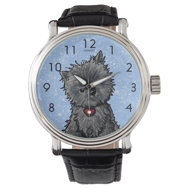Montre Cute Affenpinscher Wristwatch (devant)