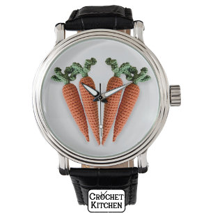 Montre Cute Amigurumi Minimaliste Crochet Carottes Hipste