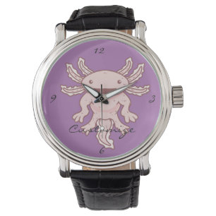 Montre Cute Axolotl rose Thunder_Cove