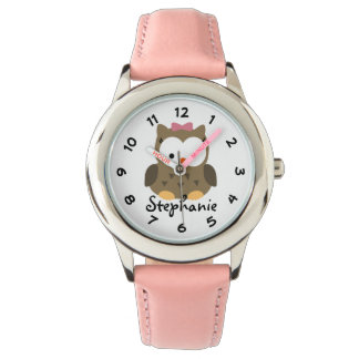 Montre Cute Baby Girl Owl Personnalisé