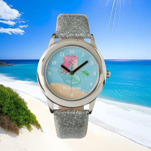Montre Cute Beach sirène et seaturte