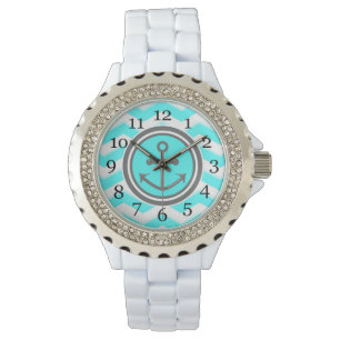 Montre Cute Chevron Ancre Smile