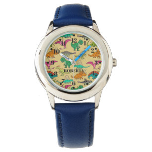 Montre Cute Dinosaures Préhistorique Enfants