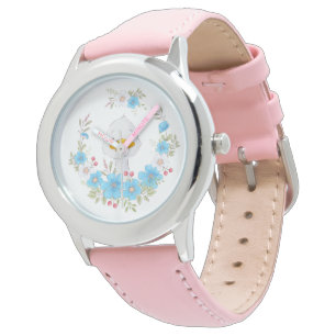 Montre Cute Duckkkine En Fleur Wreath