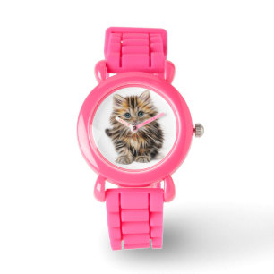 Montre Cute et Fluffy Kitten