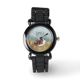 Montre Cute et Whimsty Spotty Guinée Pig Cartoon Enfants