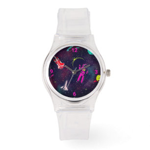 Montre Cute Girl Astronaut Espace