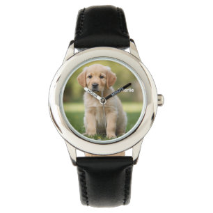 Montre Cute Golden Retriever Kid's Personnalisé