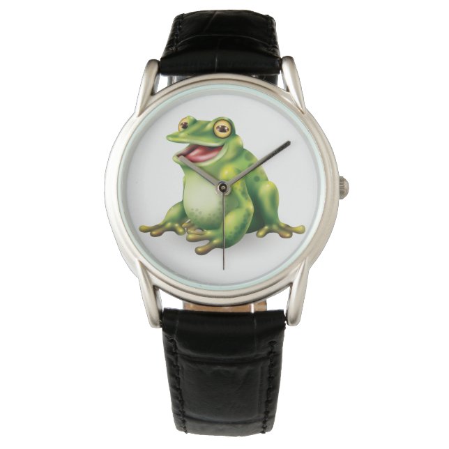 Montre Cute grenouille à grains (devant)