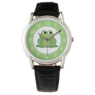 Montre Cute Grenouille verte