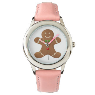Montre Cute homme classique en pain d'épices