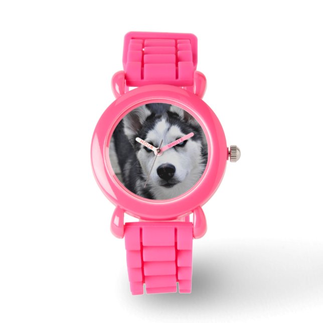 Montre Cute Husky (Recto)