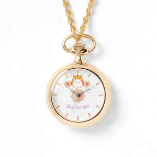Montre Cute Kawaii Hamster personnalisé
