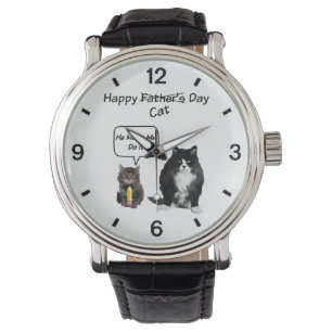 Montre Cute Kitten et Grumpy Fête des pères de chat