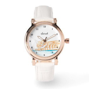 Montre Cute Kitten Tabby Chat Animal Femme Fille