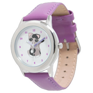Montre Cute Kitty - Violet