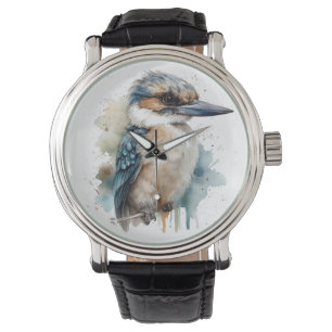 Montre Cute Kookaburra sur une branche