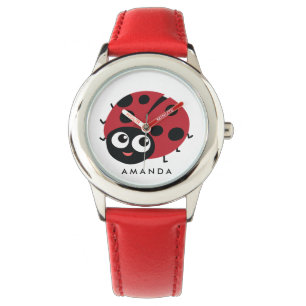 Montre Cute Little Red Ladybug Personnalisé
