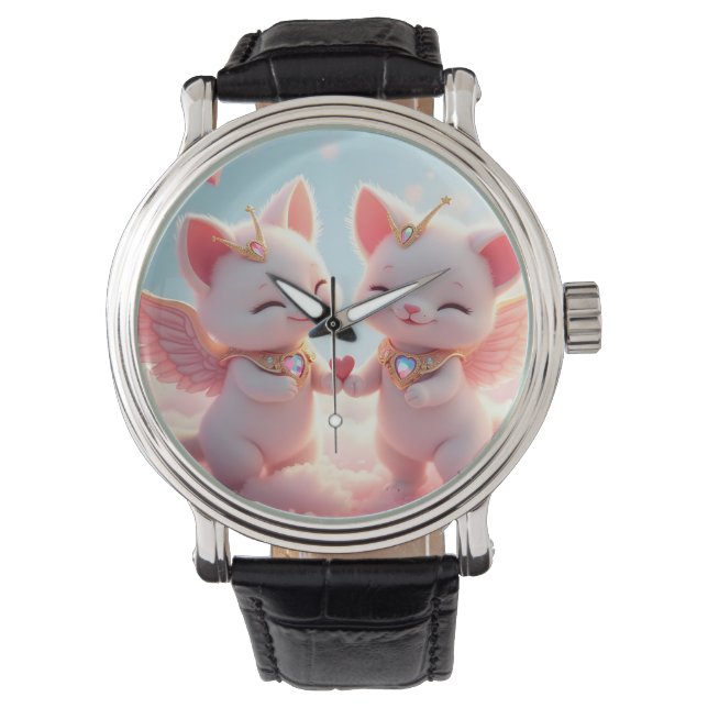Montre Cute Love Cats (devant)