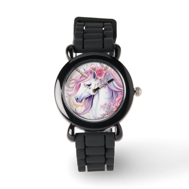 Montre Cute Magique Unicorne (Recto)