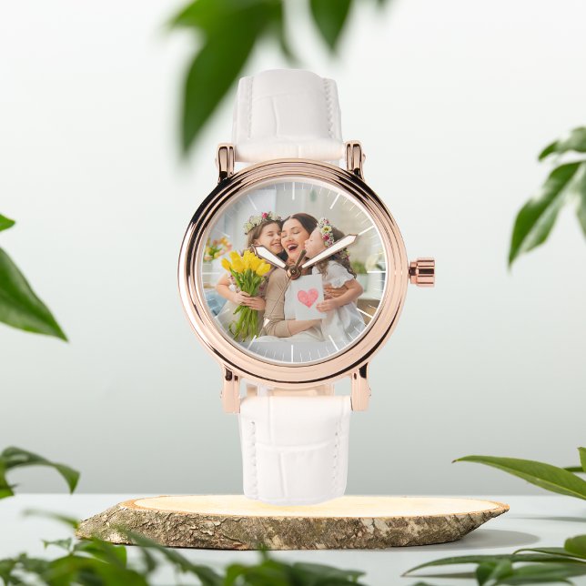 Montre Cute Mom Ajouter votre photo eWatch Watch Watch (Créateur téléchargé)
