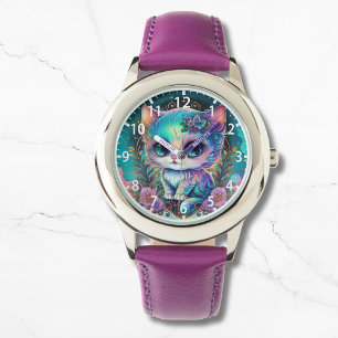Montre Cute Mystical Chat Kitten animal céleste