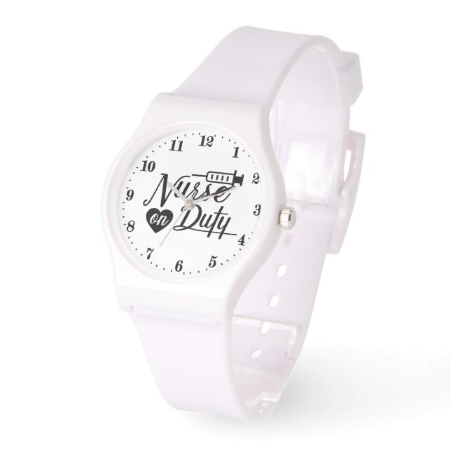 Montre Cute Nurse service mot art (Angle)