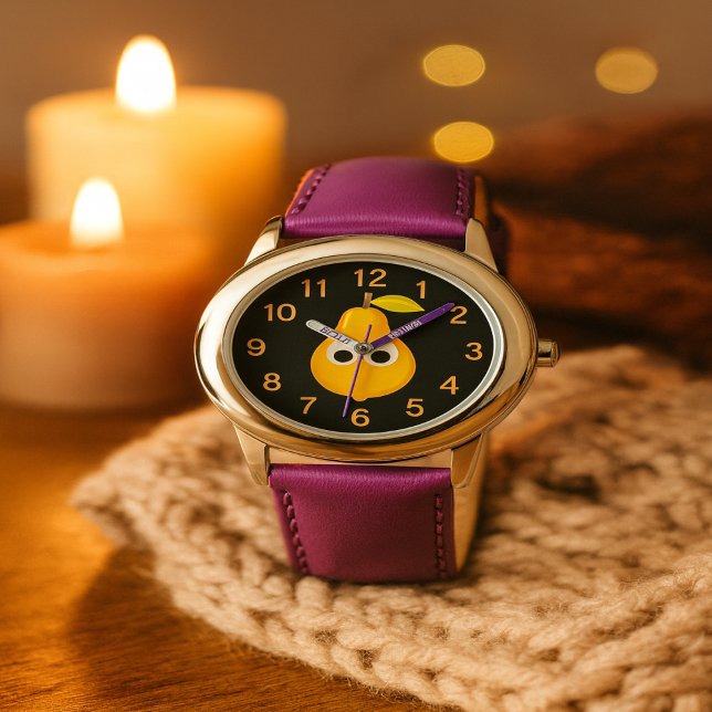 Montre Cute Pear Clock for Kids (Créateur téléchargé)