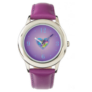 Montre Cute Rainbow Coloured Heart>Montres pour enfants