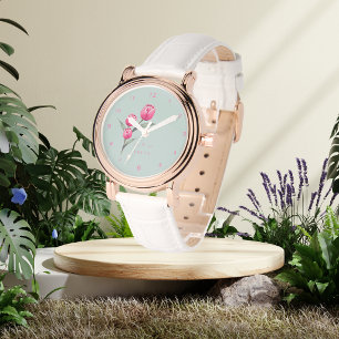 Montre Cute Rose Floral personnalisé eWatch
