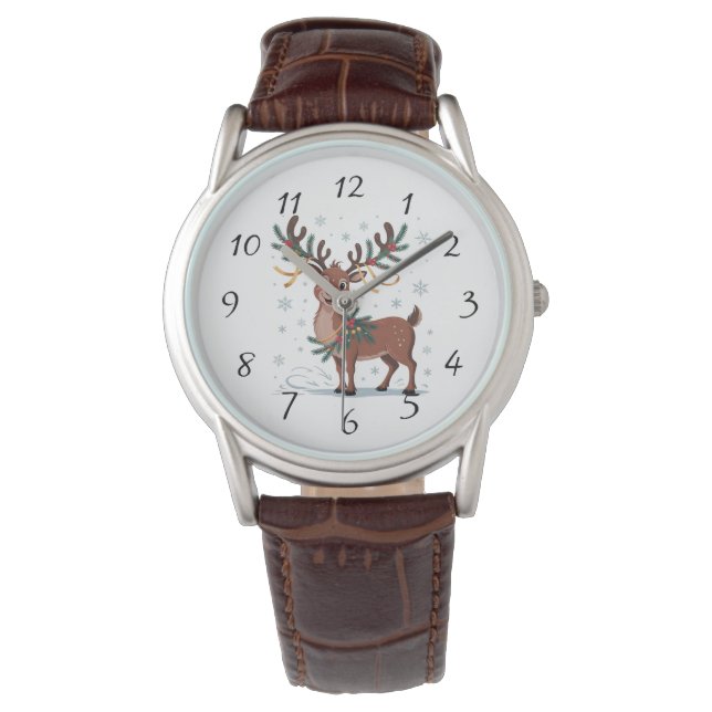 Montre Cute Rudolph with Gold Accents (devant)