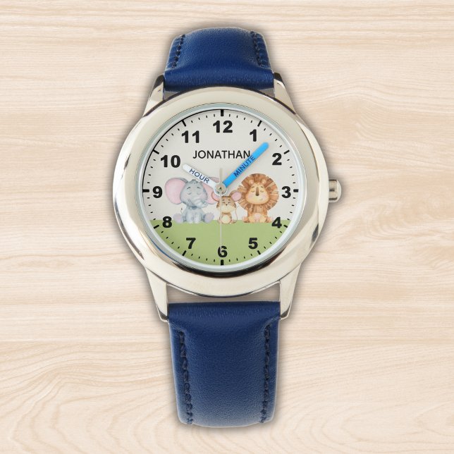 Montre Cute Safari Animals For Kid (Créateur téléchargé)