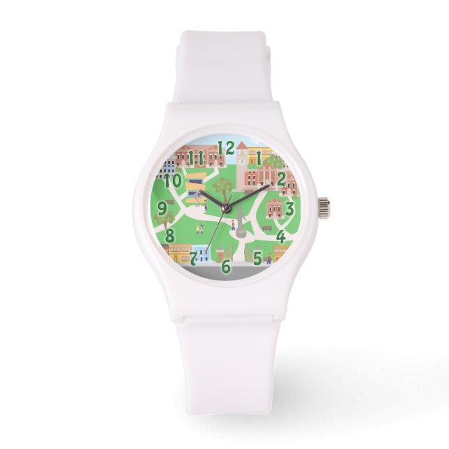 Montre Cute sur campus universitaire (Recto)
