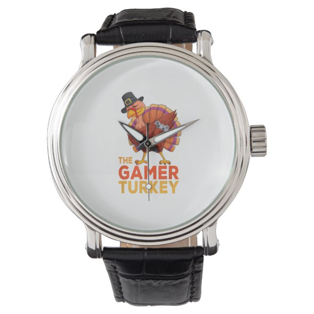 Montre Dabbing Turquie Joueur Thanksgiving Jeu Enfants ga (devant)