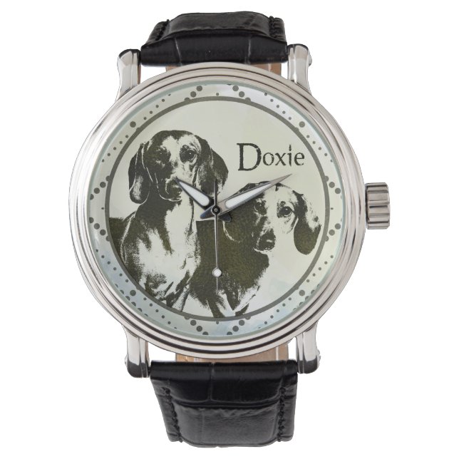 Montre Dachshund chien - Doxie (devant)