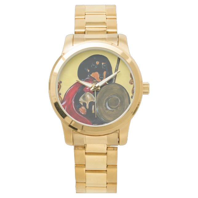 MONTRE DACHSHUND GUERRIER   (devant)
