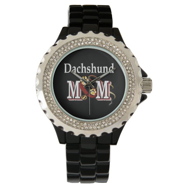 Montre Dachshund Maman Cadeaux (devant)