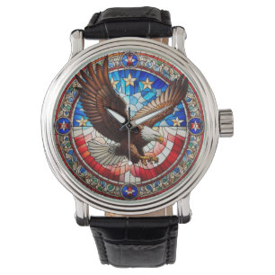 Montre d'aigle patriotique