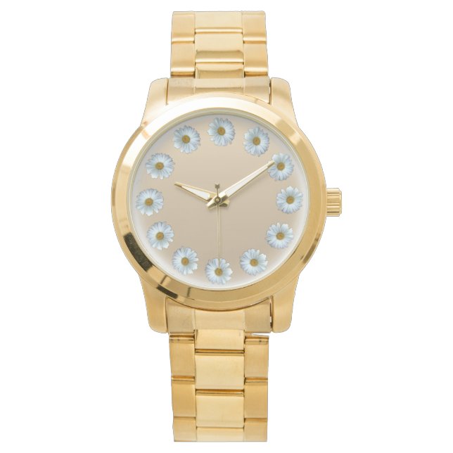 Montre Daisy Watch Classic Fleur sauvage Daisy Wrist Watc (devant)