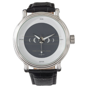Montre d'Alignement Planétaire Minimaliste