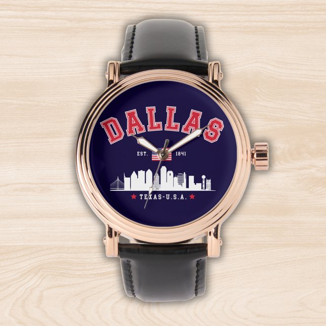 Montre Dallas Urban Skyline View (Créateur téléchargé)